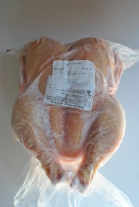 A beautifully finished pasture raised Cornish Cross chicken.